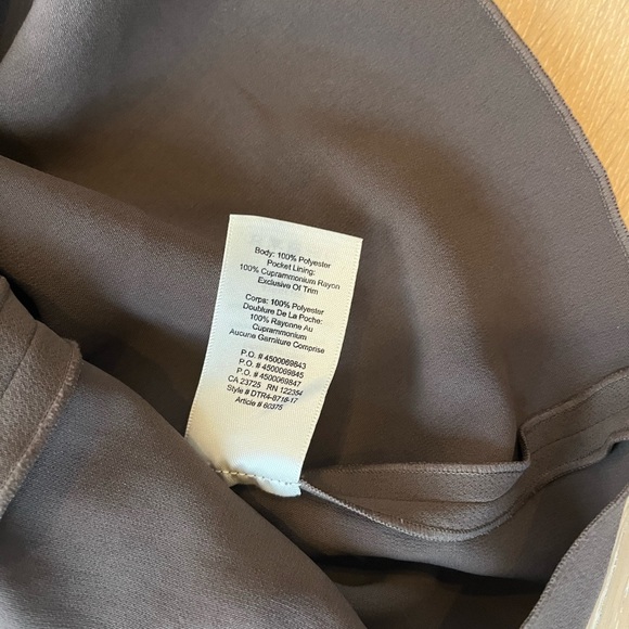 Aritzia Wilfred Vilard Long Sleeve Shift Dress in Taupe - Picture 6 of 7